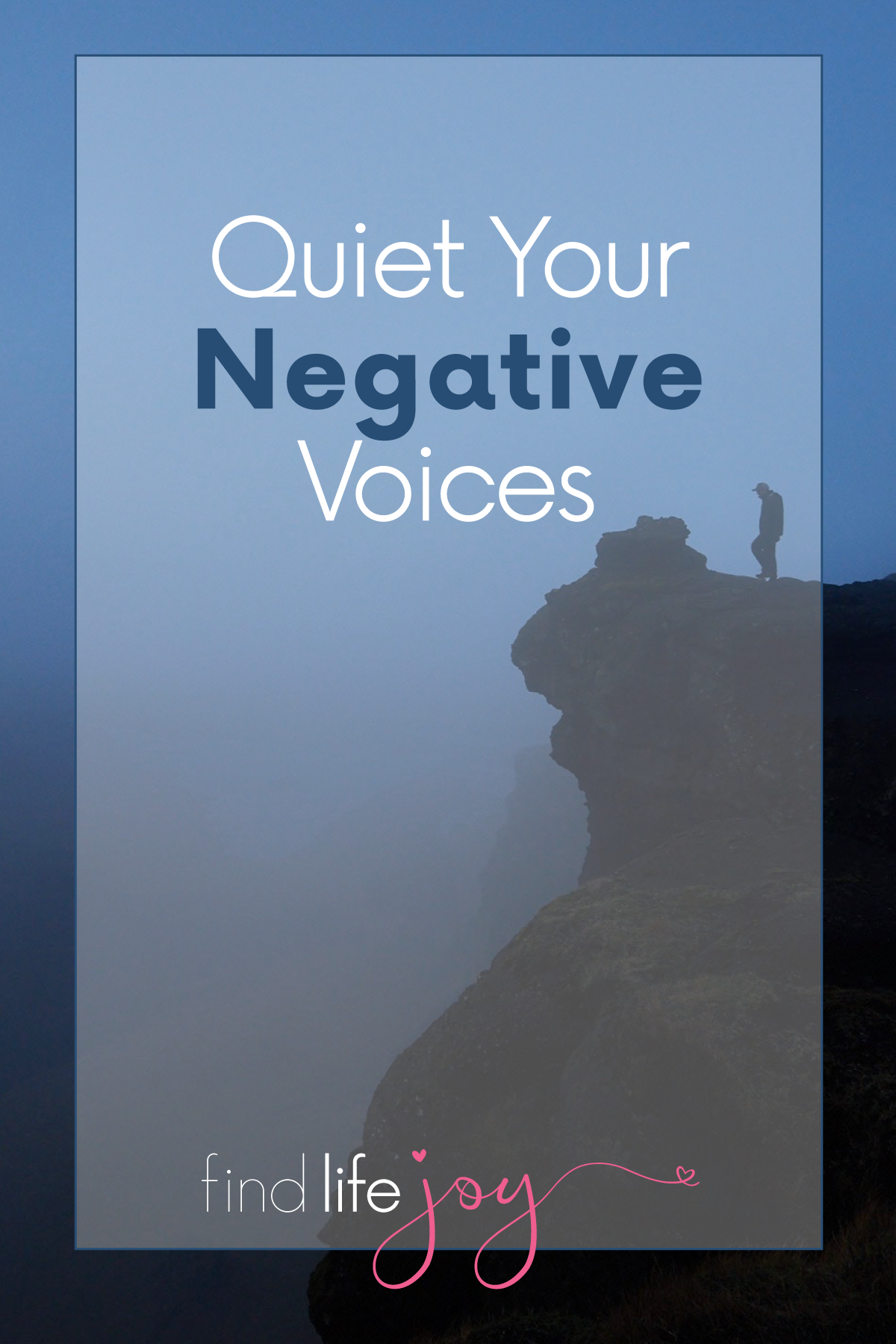 Negative voices are the ongoing internal dialog we have in our own heads. Learn how to quiet them!